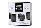 The Whisky Lovers Whisky Shot Glasses - Set of 4 Original Soapstone Shot Glasses