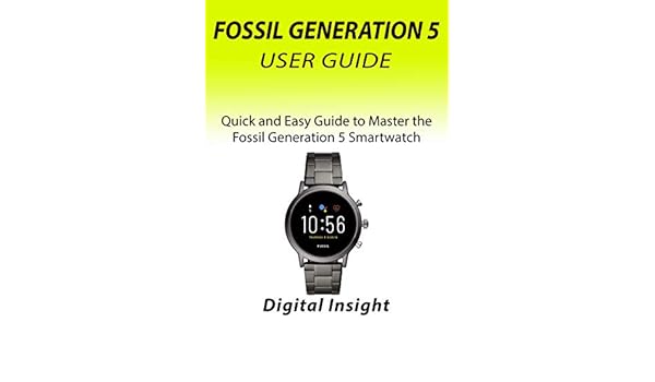 fossil smartwatch model dw6f1 manual