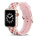 Produktbild Ibdai Silikon Kompatibel für Apple Watch Bands 38mm 40mm 42mm 44mm,Weiche ersatz Armband kompatibel für iwatch Apple Watch Series 1 2 3 4-G 38mm