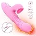 Produktbild Vibratoren für Sie Klitoris und G-spunkt, Silikon Dildo Vibrator Stimulation mit stoßfunktion und Heizfunktion Erotik Rabbit Vibratoren Analvibratoren Sexspielzeug für Frauen Paar