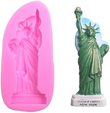 Suzhou Lofter Info the Statue of Liberty Cake Soap Molds Silicone Candle Fondant 3D Cake DIY Party Mould Baby Birthday