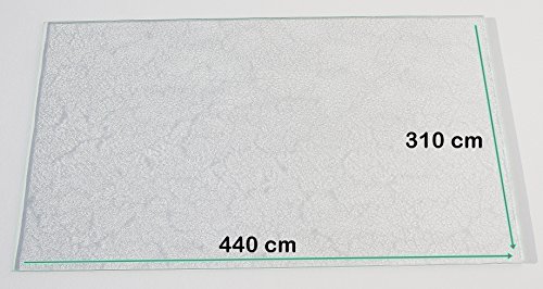 Khlschrank Einlegeboden / Glasplatte / Gemsefach  Strukturglas 4 mm dick  440 mm x 310 mm - Direkt vom Glasereifachbetrieb!!!
