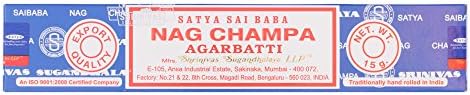 ETHNICITISatya Nag Champa Genuine Nag Champa 15g Incense Sticks 1 Pack (Nag Champa)
