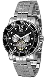 Calvaneo 1583 Sea Command Stahl BLACK - Automatik Diver 10 ATM