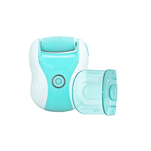 MadameParis ✮✮✮ Maniküre und Pediküre Set ✮✮✮ elektrischer Hornhautentferner – Fußpeeling – entfernt tote Haut und Hühneraugen zu 100% – weiche und glatte Füße GRATIS: 2 Ersatzköpfe + Maniküre-Aufsätze für die Pflege der Nägel – langlebige Batterie ! - 2