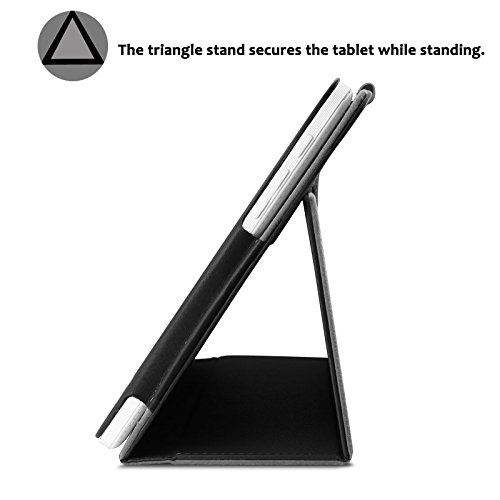 Artizlee 10 Zoll Tablet PC ATL-21 Hülle Case- Infiland Slim Fit Folio PU-lederne dünne Kunstleder Schutzhülle Cover Tasche für 10.1″ Android Tablet-PC Inklusive Artizlee 10 Zoll (10.1″) Tablet PC ATL-211024×600, WEW-1 10,1″ Zoll Pad Tablet PC, 2016 Newest DHL Metal Tablet PC ( Überprüfen Sie bitte die Details der kompatibelen Tablet-Modell-Liste in Produktbeschreibung)(Schwarz) - 6