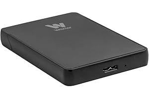 Woxter i-case 230 Black - Gehäuse für Festplatten-HD 2.5, USB 3.0-Anschluss ohne Schrauben, USB-Kabel, Farbe schwarz