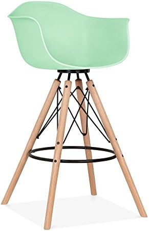 Cult Design Moda Bar Stool with Armrest CD3 - Pastel Green