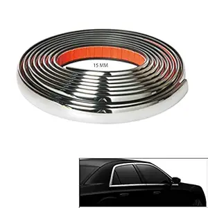 AUTOSiTY 15 mm Chrome Beading Roll230 for Chevrolet Optra Magnum [2007-2012]