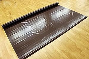 FULCOLINE LKW Plane 700 g (1,00 m x 2,50 m, Braun) PVC Plane, Abdeckplane,Meterware, sehr hochwertig, beidseitig lackiert, leicht abwaschbar, 100% Wasserdicht, hohe UV Beständigkeit, hohe reißfestigkeit,