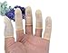 niceeshop(TM) 1 Bag(350Pcs) Latex Disposable Finger Cots Rubber Dust Free Finger Cots Roll Dactylotheca-White