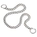Produktbild Ledershop24 Sicherheitskette - Metallkette Kellnerkette - Kette für Kellner Geldbörse Kellnerbörse Bikerbörsen 44cm mit 2 Karabinern