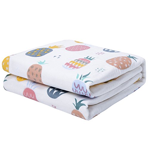Preisvergleich Produktbild Kinder Babys Wasserdicht Wickelunterlage Wickeltischauflage - Rutschfeste Breathable Bett Schutz Menstruations Pads (Ananas, M (50 x 70cm))
