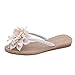 Produktbild MEIbax Damen Mode Sommer Roma Blume Flache Anti-Slip Slipper Strand Bohemian Flip Flops Zehentrenner Strand Schuhe