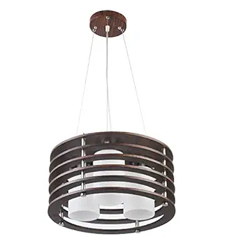 LeArc Designer Lighting : HL3945 : Wood & Glass Pendent