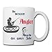 Produktbild Anglertasse für Tee oder Kaffee bestens geeignet. Die BESTEN Angler Angeln das ganze Jahr Füllmenge 330ml