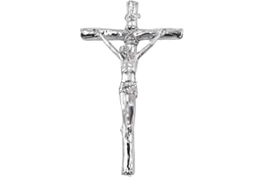 VALENTI & CO. Articolo da Regalo Crocifisso Resina Argento cm 13,5x23