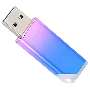 Thumb Drives, Color Gradient U Disk, Portable USB 3.0 for PC(Purple, 128g)