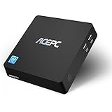 Mini PC,ACEPC T11 Windows 10 Desktop-PC Support HDMI und VGA Dual Output,mit space for SSD HDD,Intel Atom x5-Z8350 / 4GB DDR3 32GB eMMC / Dual band Wifi / Bluetooth 4.0 / 4K UHD Lüfterlos Computer
