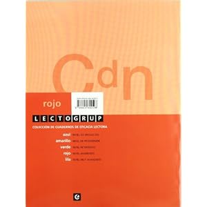 Lectogrup Rojo, Educación Primaria. Cuaderno de eficacia lectora