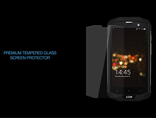 AGM 9H vidrio templado Protector de pantalla Auto matical Attached para AGM A8 A8  se