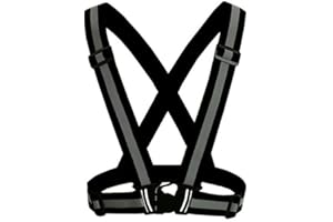 Reflective Harness - Reflective Vest - Black - Practical & Durable