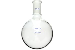 DONLAB CE-10000 ASTM STD Glass 10000ml / 10L 24/40 Joint Single Neck Round Bottom Boiling Flask