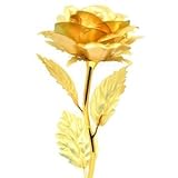 Gift Gallery Gold Plated Gold Rose with Gift Box and With Love Stand With Photo Frame