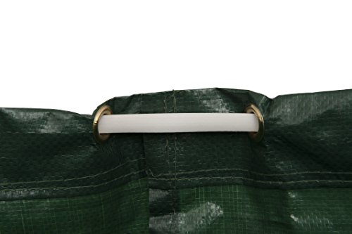 Windhager Gartensack Laubsack faltbar platzsparend 80 L, grün, Durchmesser 45 x 50 cm, 06779 - 3
