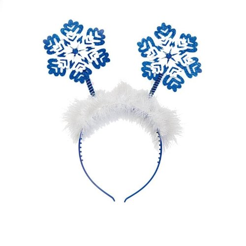 Preisvergleich Produktbild Folat Wackelhaarreif Glitzer-Schneeflocken