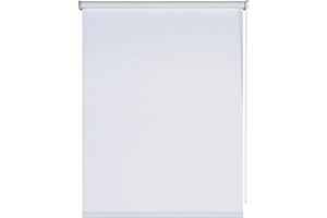 Estores enrollables Opacos con Tejido Estor Opaco Blackout Persiana Opaca Que aporta Oscuridad. Cortinas Dormitorio Opacas Novedad STORESDECO | Blanco 100x180 cm