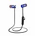 Produktbild Bluetooth Kopfhörer mit SD TF Card Slot, Schweiß-Rauschunterdrückung Stereo Bluetooth 4.2 Ohrhörer, magnetisch in-Ear-Kopfhörer für Sport Gym Running Biking Blau