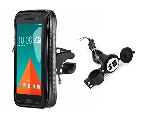 Supporto smartphone moto con porta di ricarica usb nuova legatura di estrema durezza supporto cellulare moto con porta usb di ricarica supporto moto smartphone nero