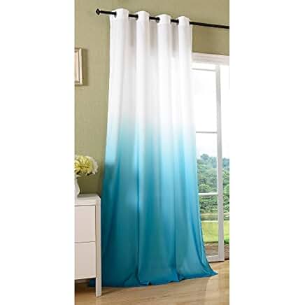 vorhänge wohnzimmer türkis