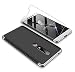 Produktbild Nokia 6 2018 Hülle 360 Grad Argent Noir Ultra Dünn Alles Inklusive Schutz 3 in 1 PC Telefon Cover Case +Frei Hartglas Glasfilm Schutzfolie JOYTAG-Argent Noir