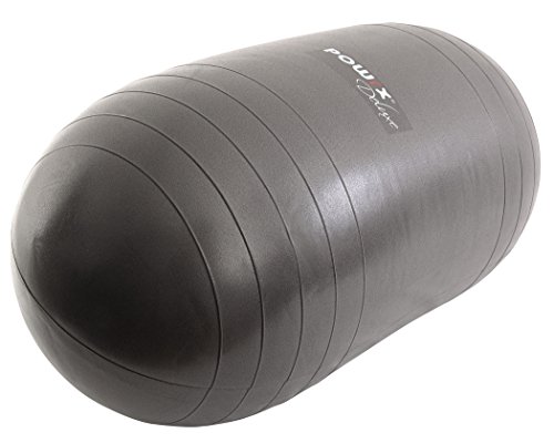 Therapie-Rolle Physioroll Physio Rolle 100 x 50 cm Anthrazit Oval Faszien-Training Peanut Ball Gymnastikball - 2