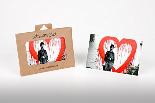 Chaplin Heart Photo Fridge Magnet