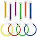 Produktbild YHmall 10 Stücke Tauchen Spielzeuge, 4 STK. Tauchringe und 6 STK. Tauchstäbe Tauchsticks Sommer Unterwasser Schwimmen Pool Spielzeuge für Kinder