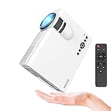 ¡Que el tamaño pequeño de este mini proyector no lo desanime, porque su increíble tamaño de proyección lo sorprenderá, es ENORME, las 35-176 pulgadas de proyección a una distancia de proyección de 1.15-3m, le brindará un asombroso cine en casa! La distancia de proyección óptima es de unos 2m.