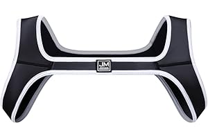 JOCKMAIL Herren Fitness Harness Schultergurte Körper Brust Sport Schultergurte Muskeltraining (DE/NL/SE/PL, Alphanumerisch, S, M, Regular, Regular, Weiß)