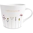 Mok EMIL 8xH10 cm 35cl met bloemen