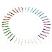 Price comparison product image RC Aircraft Propellers,Jimmkey 60pcs 5 Color Cheerson CX-10 CX-10A RC Quadcopter Parts Blade Propeller RC Drone Model Helicopter Remote Control Helicopter Platinum Low-Noise Quick-Release Propellers (White blue orange pink green, 1X1X1cmL x W x H)