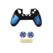 Baoblae Camo Silicone Protective Skin Case Cover+D-pad Cap Blue for PS4 Controller RS.650.00