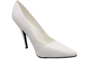 Bismaa Mens Womens Drag Queen Cross Dresser HIGH Heel Pointy Toe Court Shoes Big Sizes UK 9,10,11,12