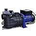 vidaXL Schwimmbadpumpe Umwälzpumpe Poolpumpe Pumpe elektronik blau 600W 90465