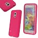 Produktbild Samsung Galaxy S5 Schutzhülle Touch Case Flip Cover Display Hülle Tasche Schale Pink von cTRON21
