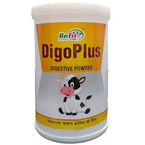 REFIT ANIMAL CARE Digestive Powder for Cow, Cattle, Goat & Farm Animals, 300 GMS, Digoplus