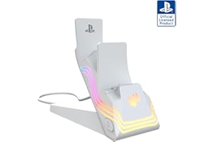 Pdp Ps5 Afterglow Wave Dual Charger White