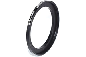 AMOPOFO 49mm Lens to 58mm Camera Filter Ring,49mm-58mm Step Up Ring For Filters,Made Of CNC Machined aluminum.for 58mm UV,ND,CPL Camera Filter accessories