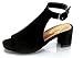 Produktbild Women's shoes NEW brand OL high-heeled sandals frosted with fish mouth ladies sexy sandals Black 7